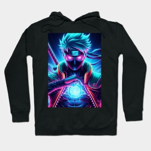 Anime kakashi neon Hoodie